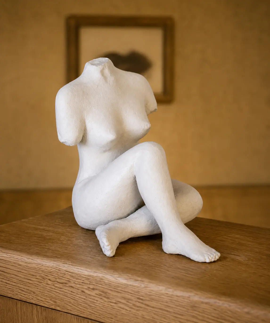 Corps féminin en grès — Marie-Noëlle Tessier